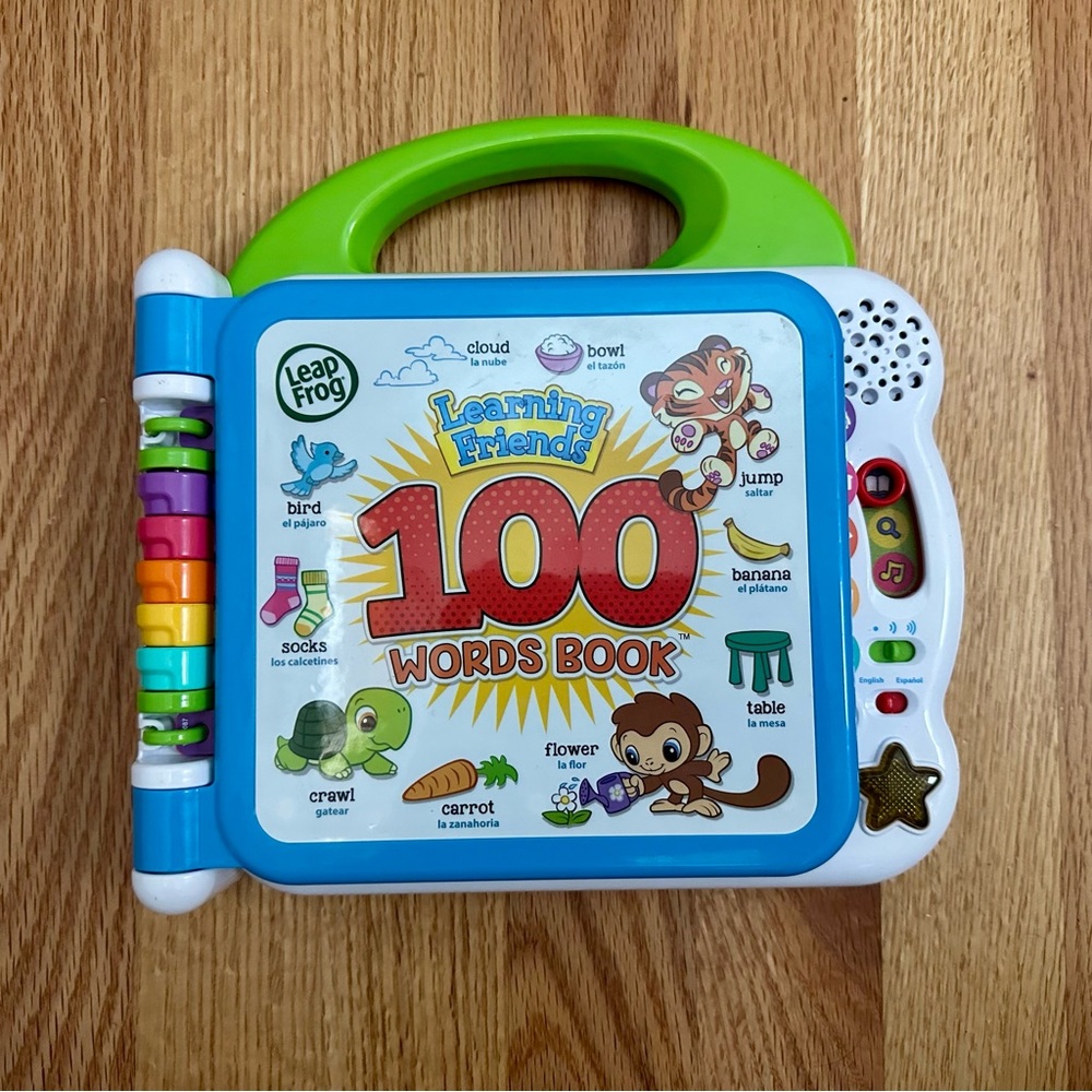 LeapFrog Learning Friends 100 Words Book - Green and Blue